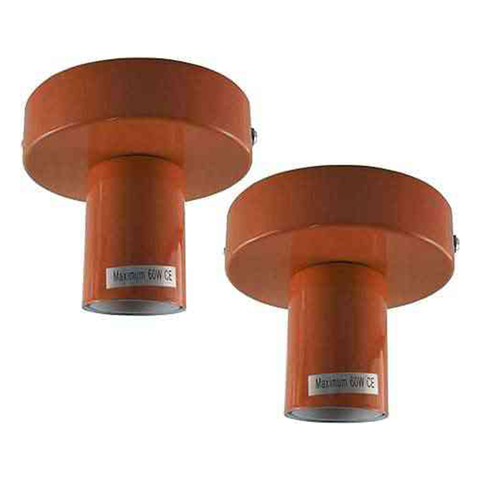 Portalámparas vintage para techo, montaje empotrado, ~5748