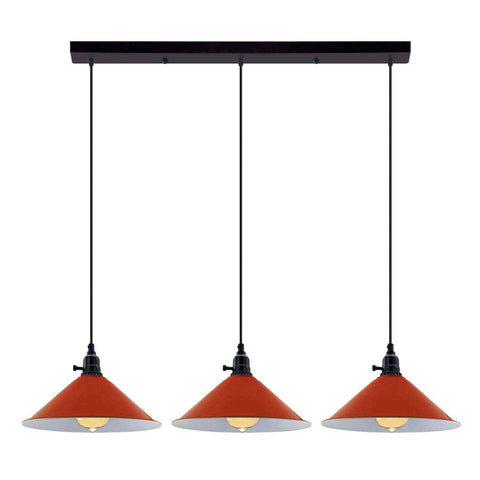 Kitchen Island 3 Light Pendant Light With Fluming Switch ~6187