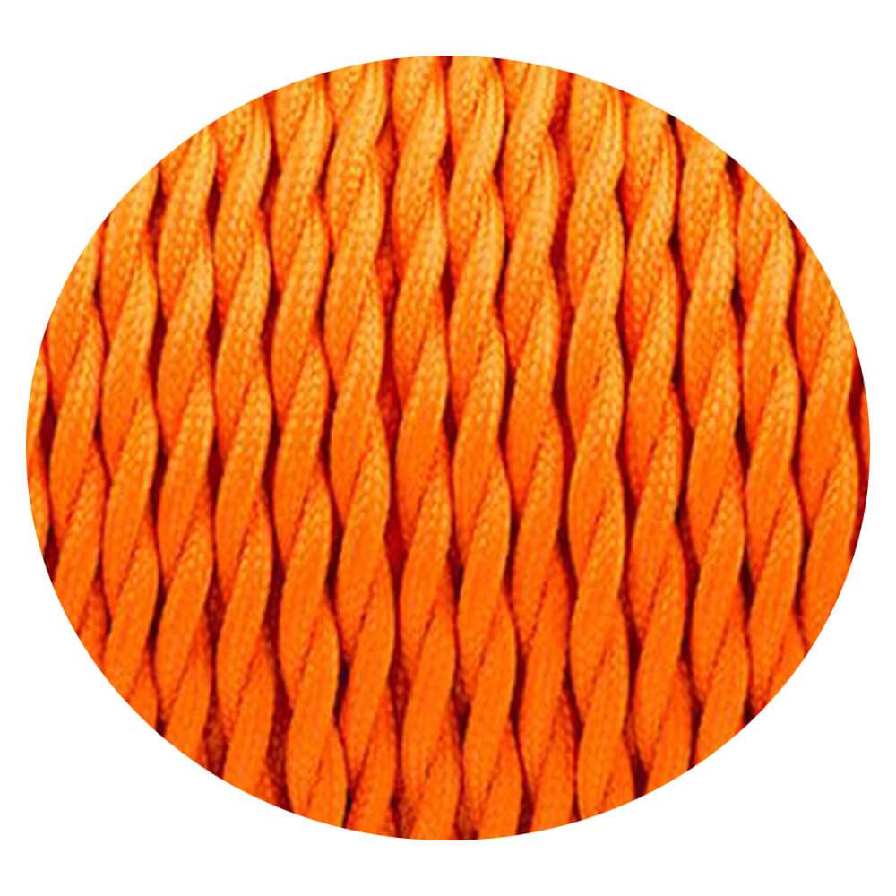 2-core-twisted-electric-cable-orange-color-fabric-0-75mm