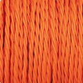 1M/5M/10M  3core Twisted Orange Vintage Electric Fabric Cable Flex 0.75mm ~4839