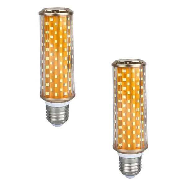 LED-kaars met maïs, schroeflamp E27, licht ~ 5026 – Twee / E27