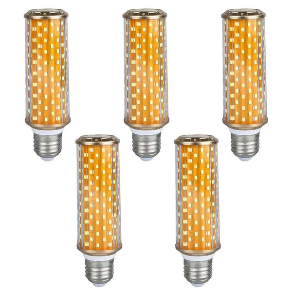 LED-kaars met maïs, schroeflamp E27, licht ~ 5026 – Vijf / E27