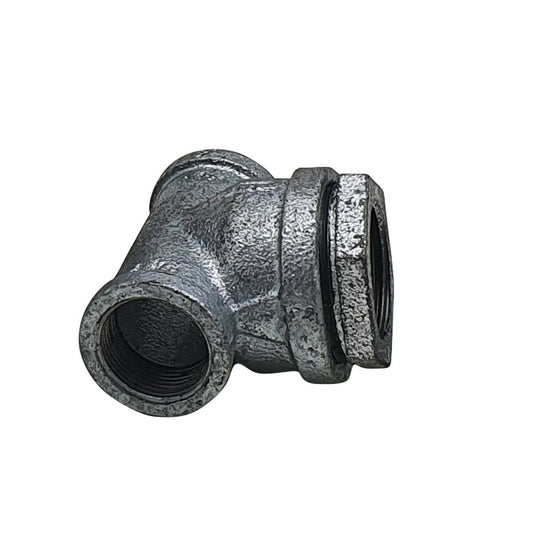 GALVANISED TREAD TEE CONNECTOR MALLEABLE IRON PIPE FITTINGS~4648