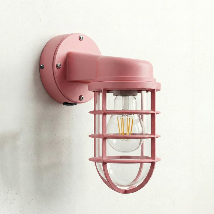 Exposed Nautical Conduit Wall Light E27 Metal