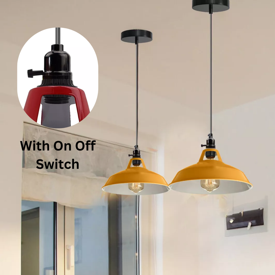 Pendant Lights Switch With Rotary ON/ Off Switch