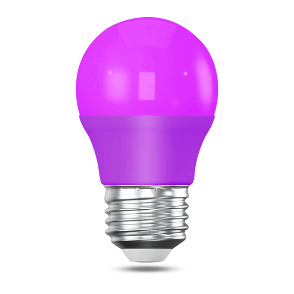 4W LED E27 gekleurde golfballamp voor feestdecoratie ~5450 – Paars
