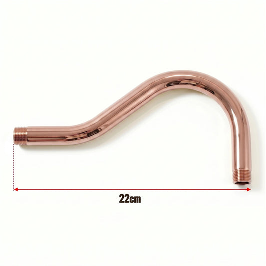 Zwanenhalsbocht buisfitting Metaal 20mm Buitendraad -5653