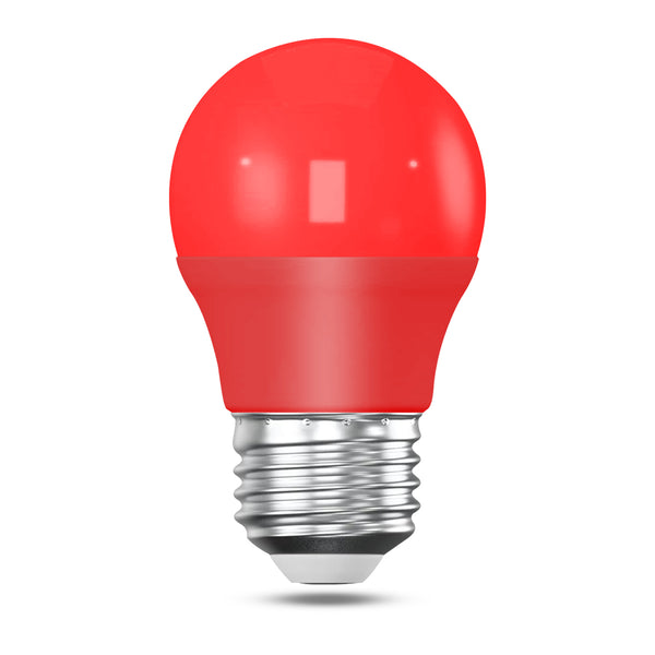 4W LED E27 gekleurde golfballamp voor feestdecoratie ~5450 – Rood