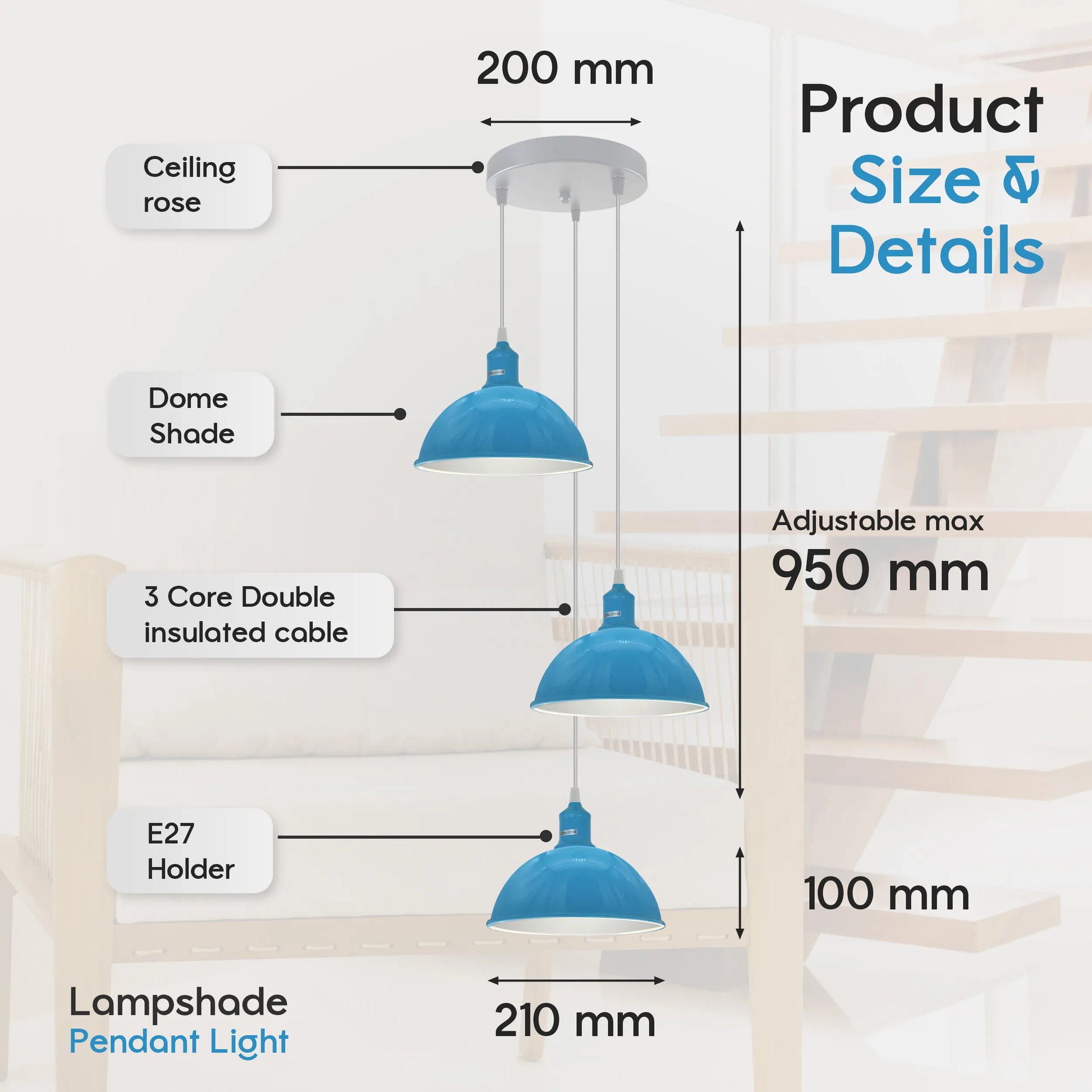 Cluster pendant light