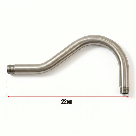 Zwanenhalsbocht buisfitting Metaal 20mm Buitendraad -5653