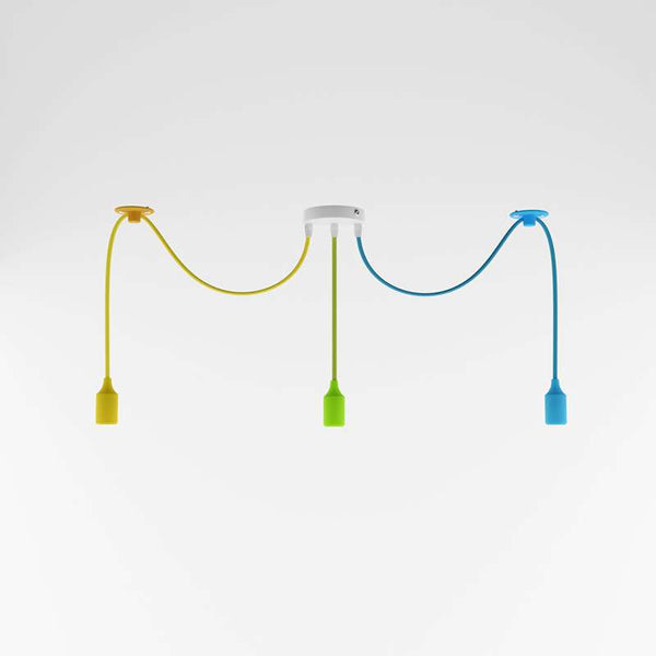3 Head Swag Spider Pendant Light Multiple Color~4659 – Without Bulb