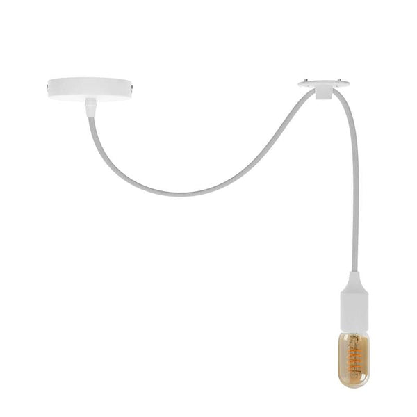 Single Spider Pendant Light Fitting Adjustable 1M | 2M  ~4740 – 1m / White / With Bulb