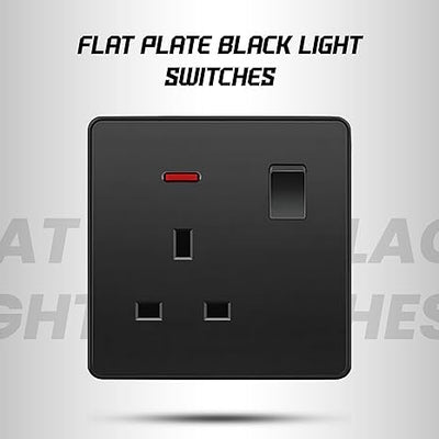 Toma de corriente de pared simple y doble de 13 A, 1/2 tomacorriente, puerto de carga, enchufe británico ~5857