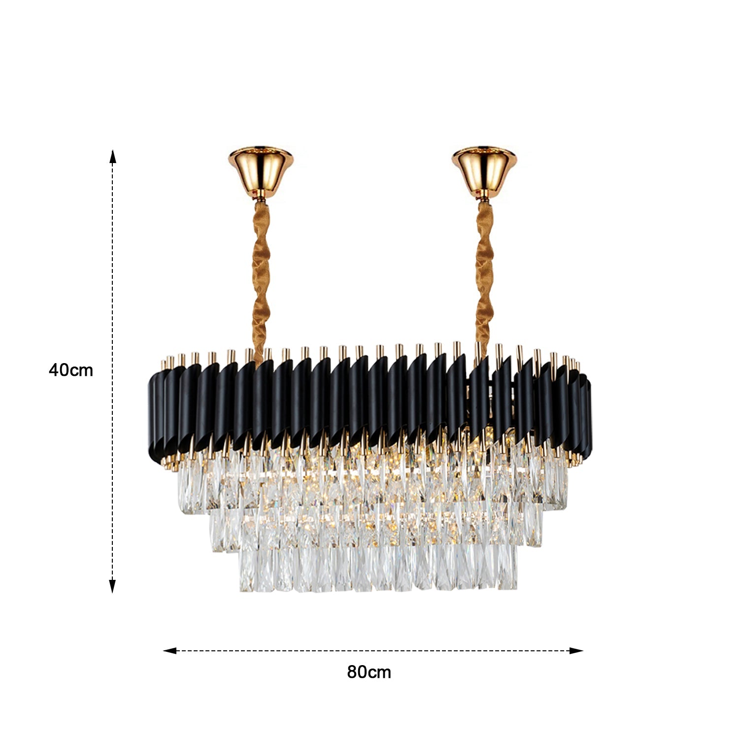 Black And Gold Chandelier