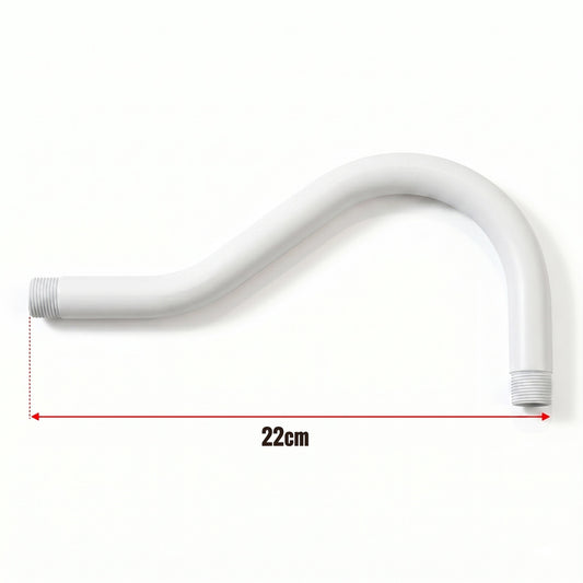 Zwanenhalsbocht buisfitting Metaal 20mm Buitendraad -5653