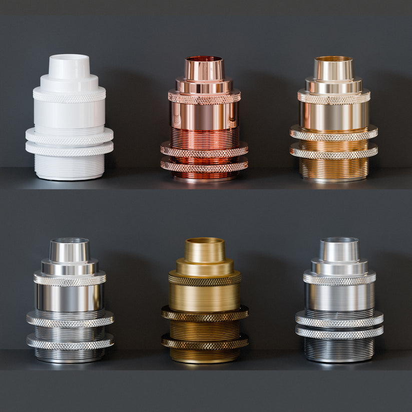 Threaded E27 Lampholder for 20mm conduit.