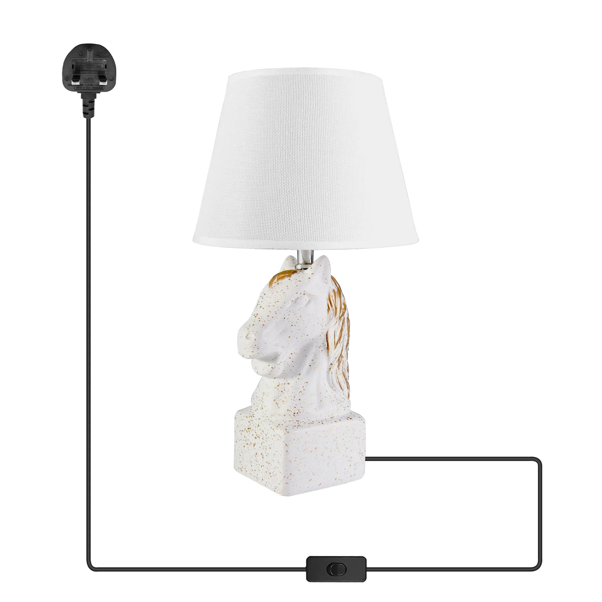 lamp desk lamp table lamp Plug in table lamp shade Horse table lamps for living room bedside lamp table lamps for living room lampshade fabric  table lamps standard lamps living room kitchen table bedside table lamp lamp shades for table lamps lamps, bases & shades Horse Head Bedside Table Lamp