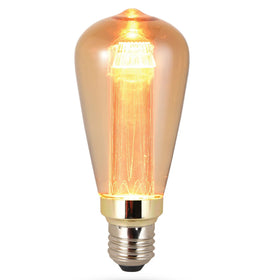 3W Vintage E27 Edison LED Light Bulb Non-Dimmable Filament Screw Bulb~5062