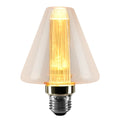 Industrial Cone LED Filament Bulb E27 Amber Glass Vintage~5076
