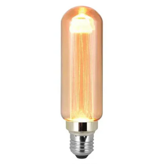 E27 Led Tubular Bulb 3W Amber Glass~5060