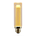 Vintage E27 3W Edison Tubular Light Bulbs Amber Glass,Decorative Bulbs~5066