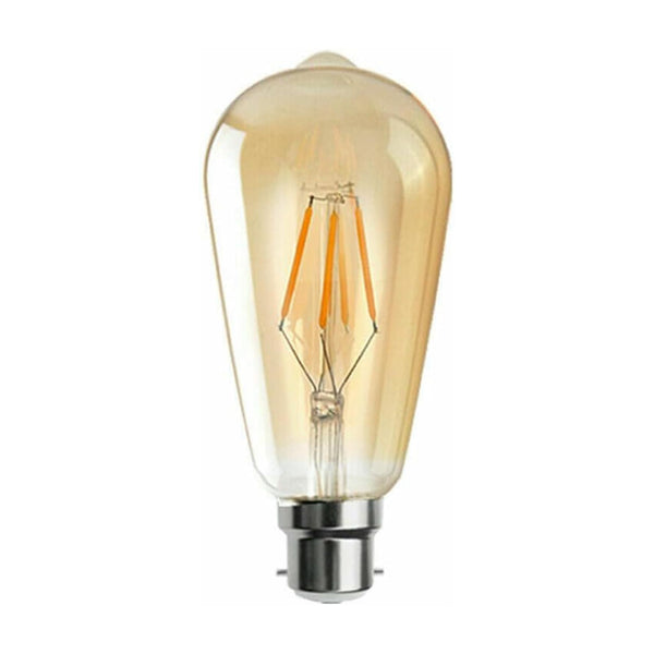 Vintage LED Bajonetlamp ST64 4W/8W B22 Dimbare Kooilamp ~3209 – 4W