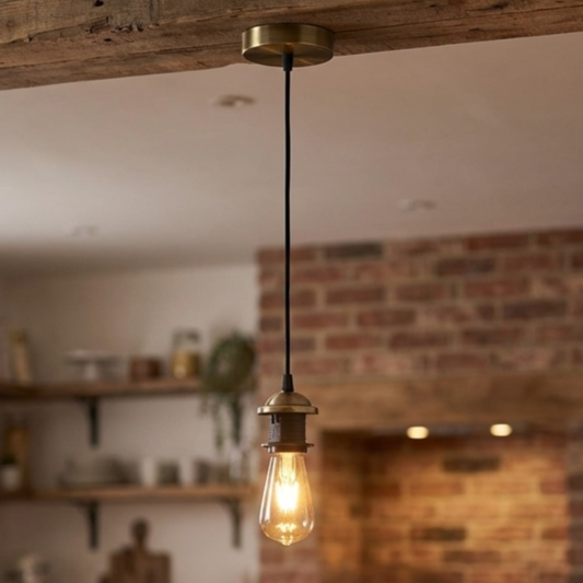 Adjustable Pendant Light – E27 Base, 95cm Cord ~3134