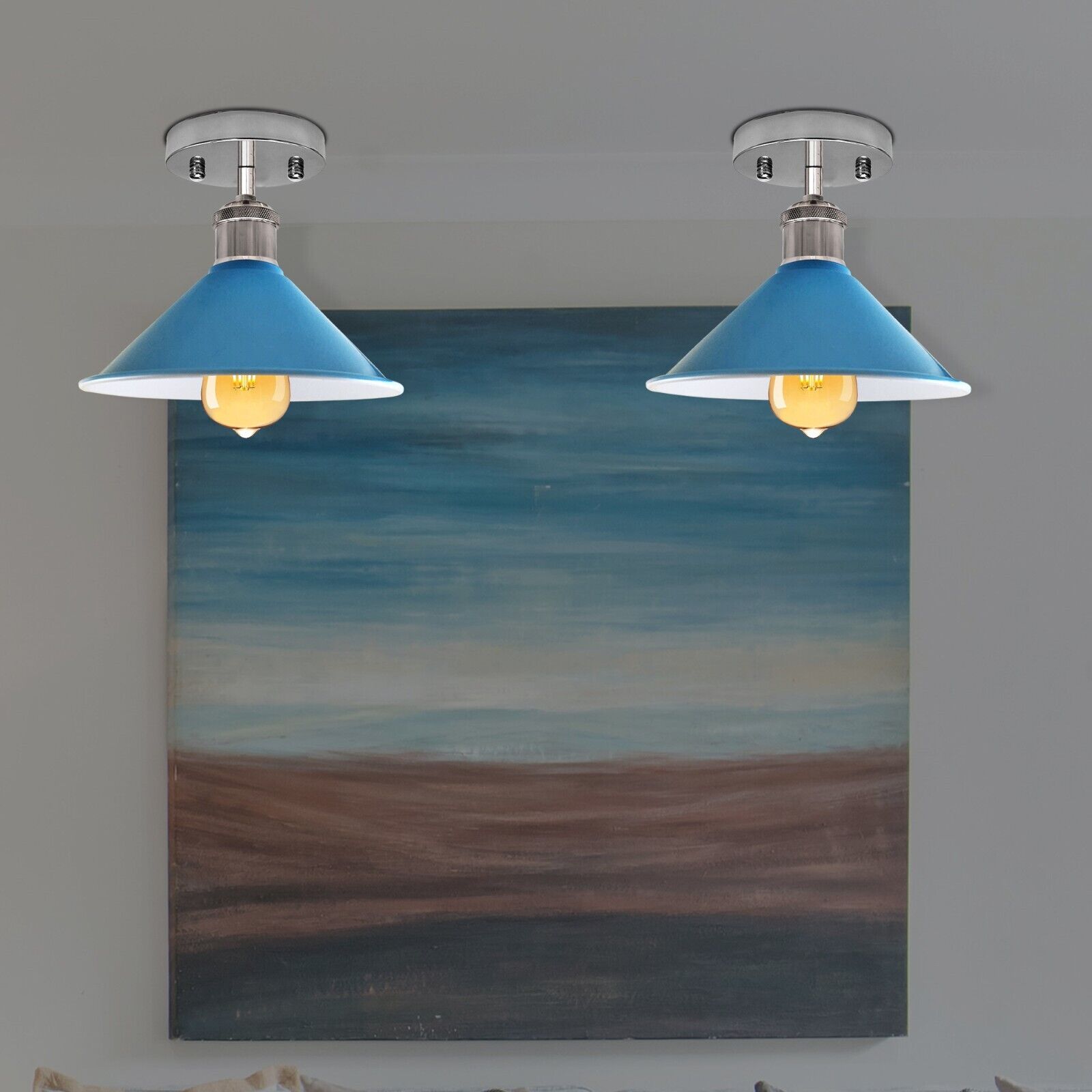 Vintage style ceiling lights UK