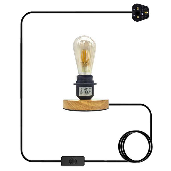 Industriële tafellampen voor woonkamer E27 verstelbare kabel nachtlampje ~ 5490  – 1 pak / Met lamp
