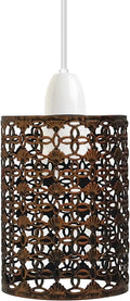 Modern Retro Style Drum Metal Ceiling Pendant Lampshade ~2430