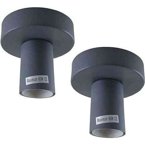 Portalámparas vintage para techo, montaje empotrado, ~5748