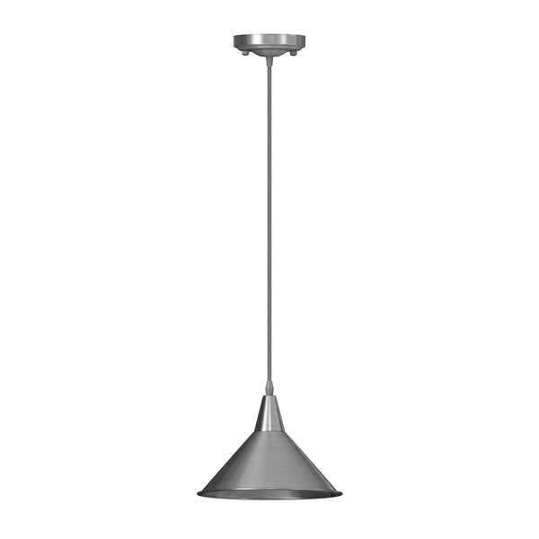 Chrome Metal E27 Adjustable Pendant Light Fixture~6002 – No