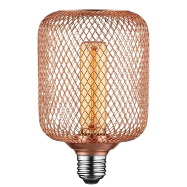 E27 5W Deco Glow Edition LED Bulb Dimmable Warm White ~6425 – Rose gold / 1 Pack