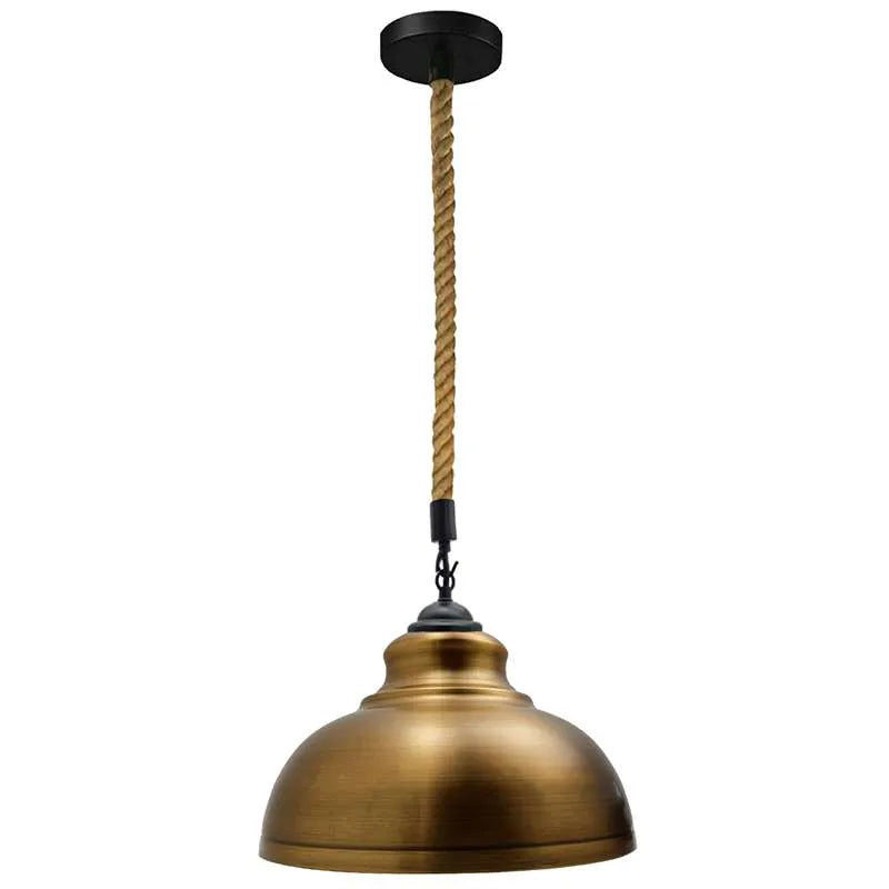 yellow brass Curvy Metal Ceiling Pendant Light