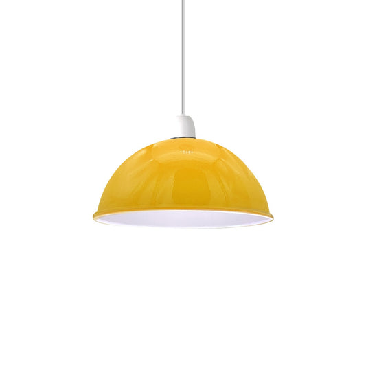 Yellow Dome Ceiling Pendant Light Shade ~3655
