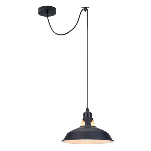 Modern 1/2 Head Black Spider Light Pendant Lamp Ceiling Fitting E27~4945 – Single Light / No