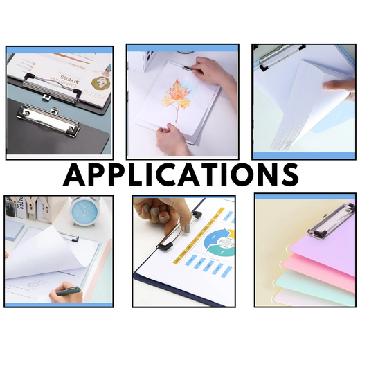 3 Pack Plastic Writing Clear Clipboard Folder ~5272