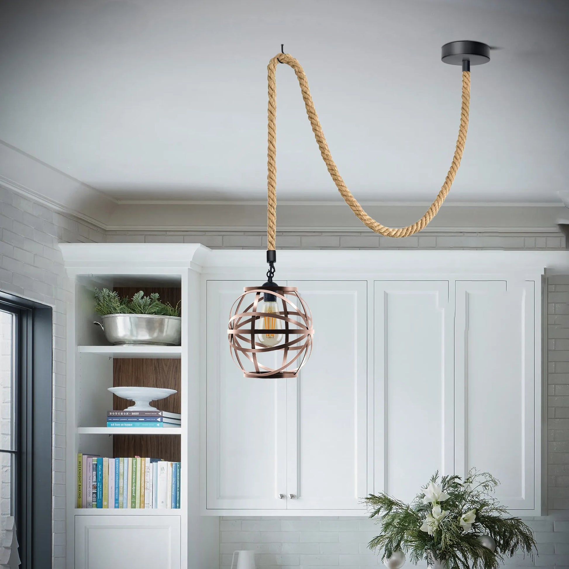 Rope Hanging Ceiling Pendant Light | Ledsone.co.uk – LEDSone UK Ltd