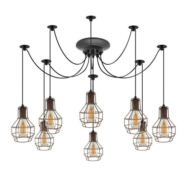 8 head Industrial Spider Light Pendant for Home Décor ~  5710 – Yes