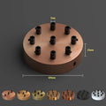 Multi Outlet drop outlet metal Ceiling Rose 120x25mm ~4946