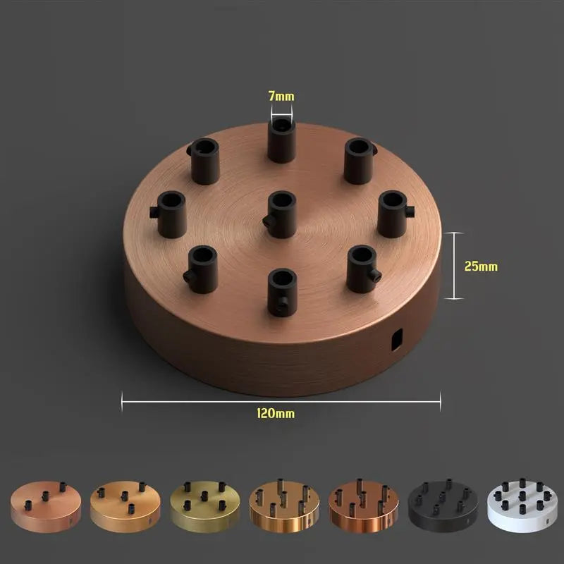 Suspended Ceiling Pendant Light Fitting multi outlet