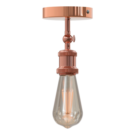 Industrial Adjustable E27 Wall & Ceiling Spotlight Fitting~6134