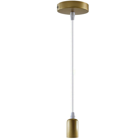 E27 Ceiling Light Fitting Industrial Pendant Lamp Bulb Holder~1676