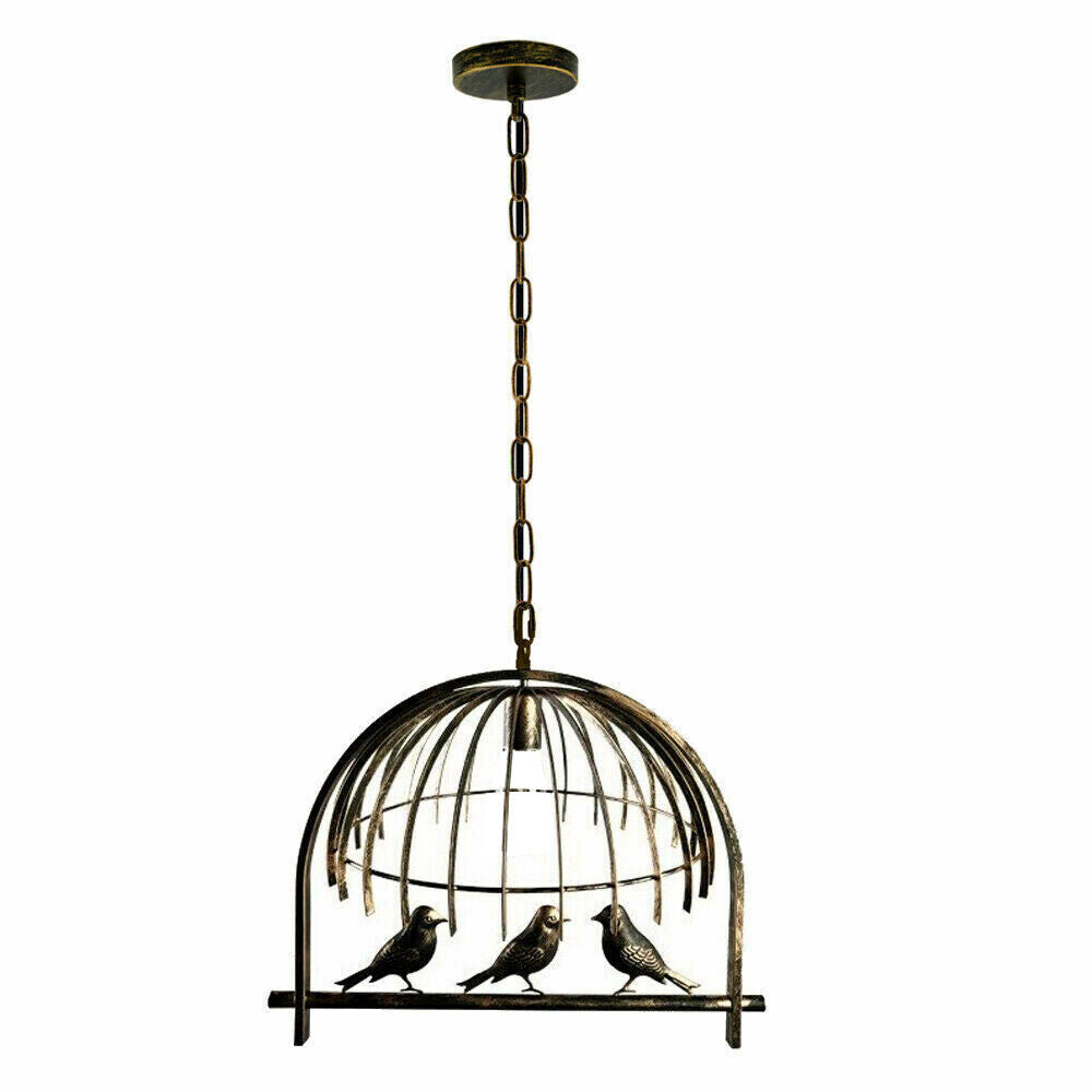 Industrial Bird Cage Ceiling Chandelier Loft Pendant Light ~3151