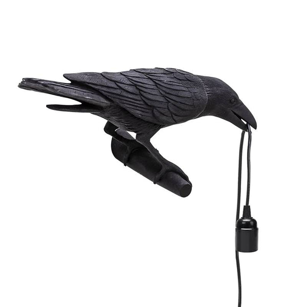 Black Birds Resin Crow LED Lamp E27 Base Modern Art Deco Design ~4779 – 1 Pack