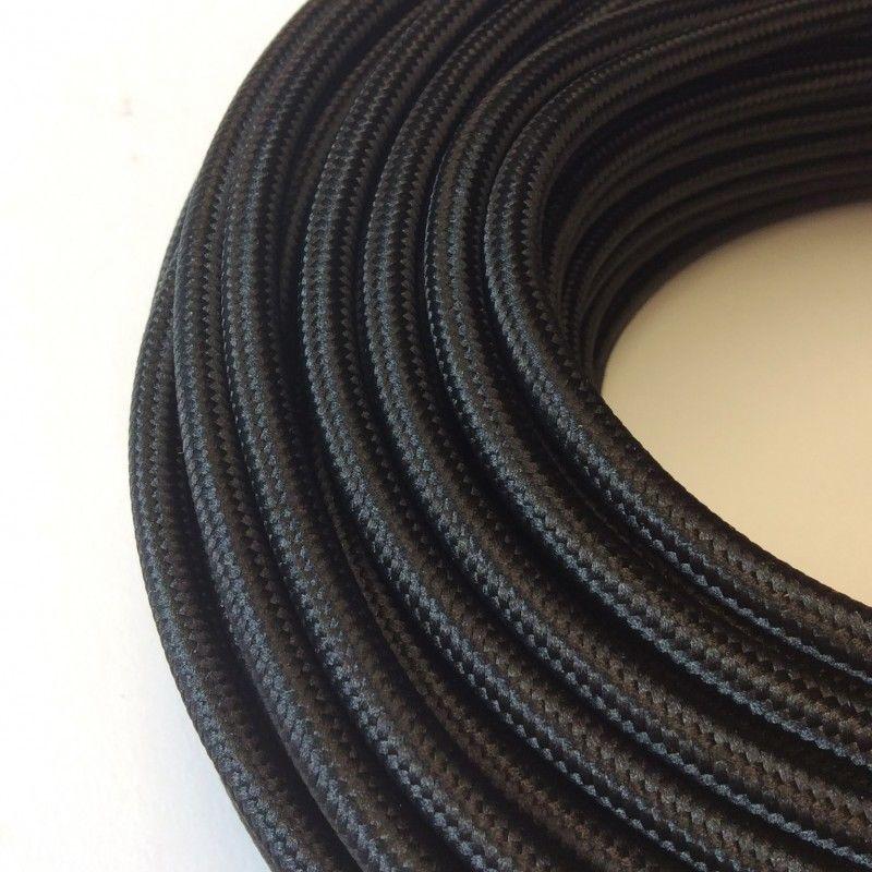 2core-round-vintage-braided-fabric-light-gold-colour-cable-flex-0-75mm-black