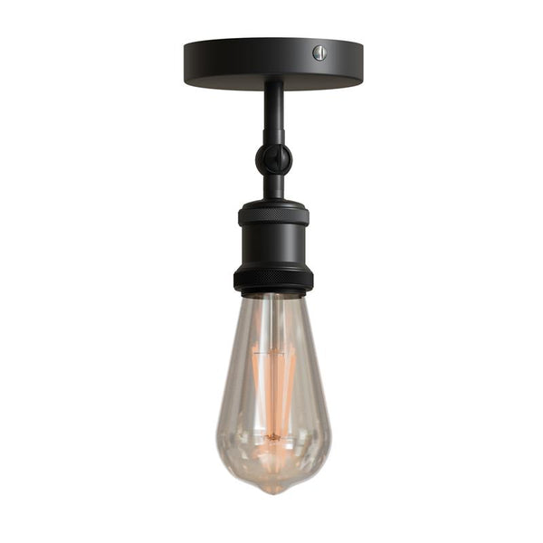 Lámpara de techo empotrada industrial retro vintage ~6134 – Negro