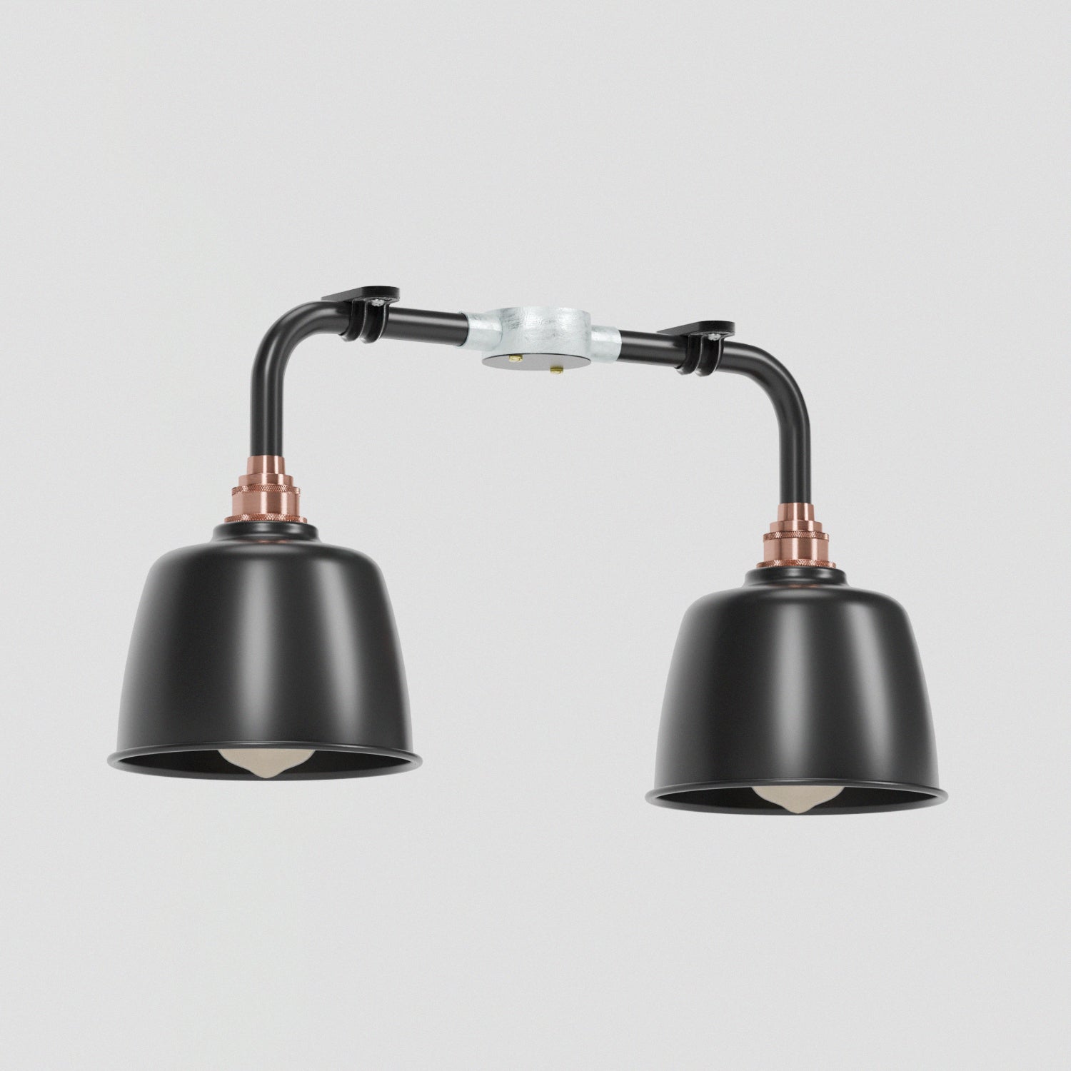 black metal conduit pipe.