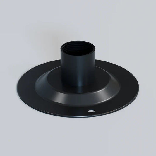20mm Black Dome Cover Pipe Light Fittings & Accessories ~4638