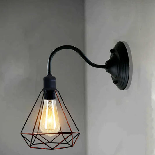 Modern Industrial  Vintage Indoor Brushed Copper colour Wall Light Lamp Fitting Fixture E27 Holder UK~3674